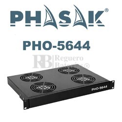 M�dulo 4 Ventiladores 120 mm Rack | Phasak PHO-5644